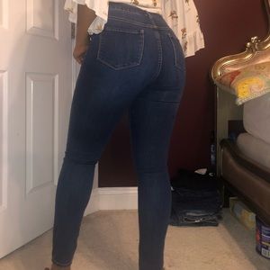 Highwaisted dark blue Tokyo darling jeggings